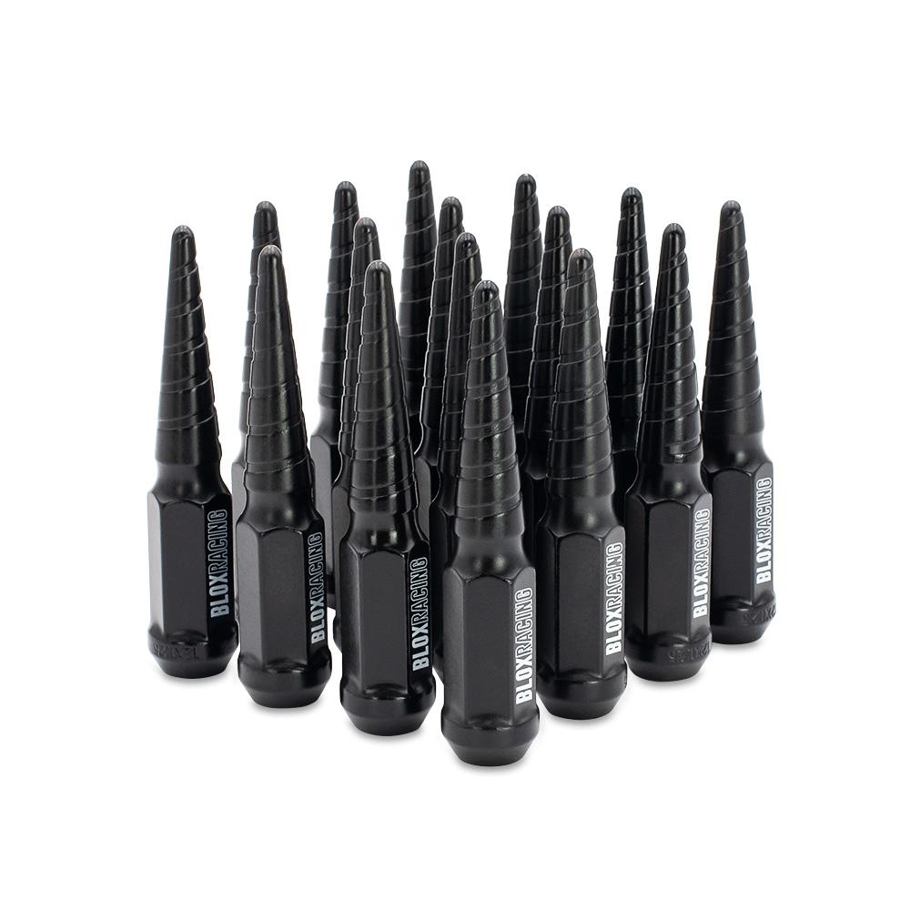 Image of Blox Racing Wielmoeren Twisted Spike Forged Zwart Staal