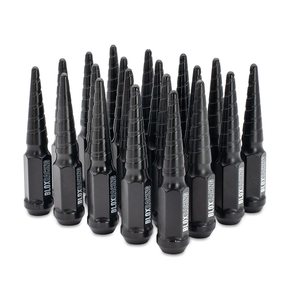 Image of Blox Racing Wielmoeren Twisted Spike Forged Zwart Staal
