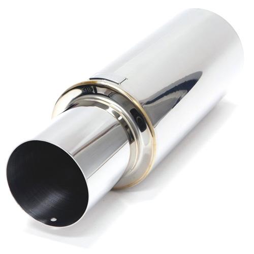 Blox Racing Uitlaat Demper 137mm Roestvrij Staal