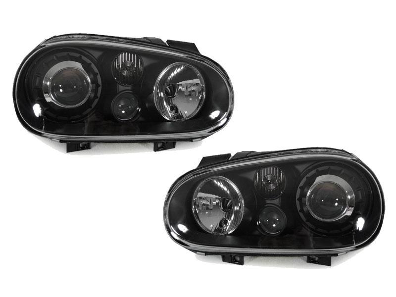 Image of DEPO Voor Koplampen Black Housing Volkswagen Golf