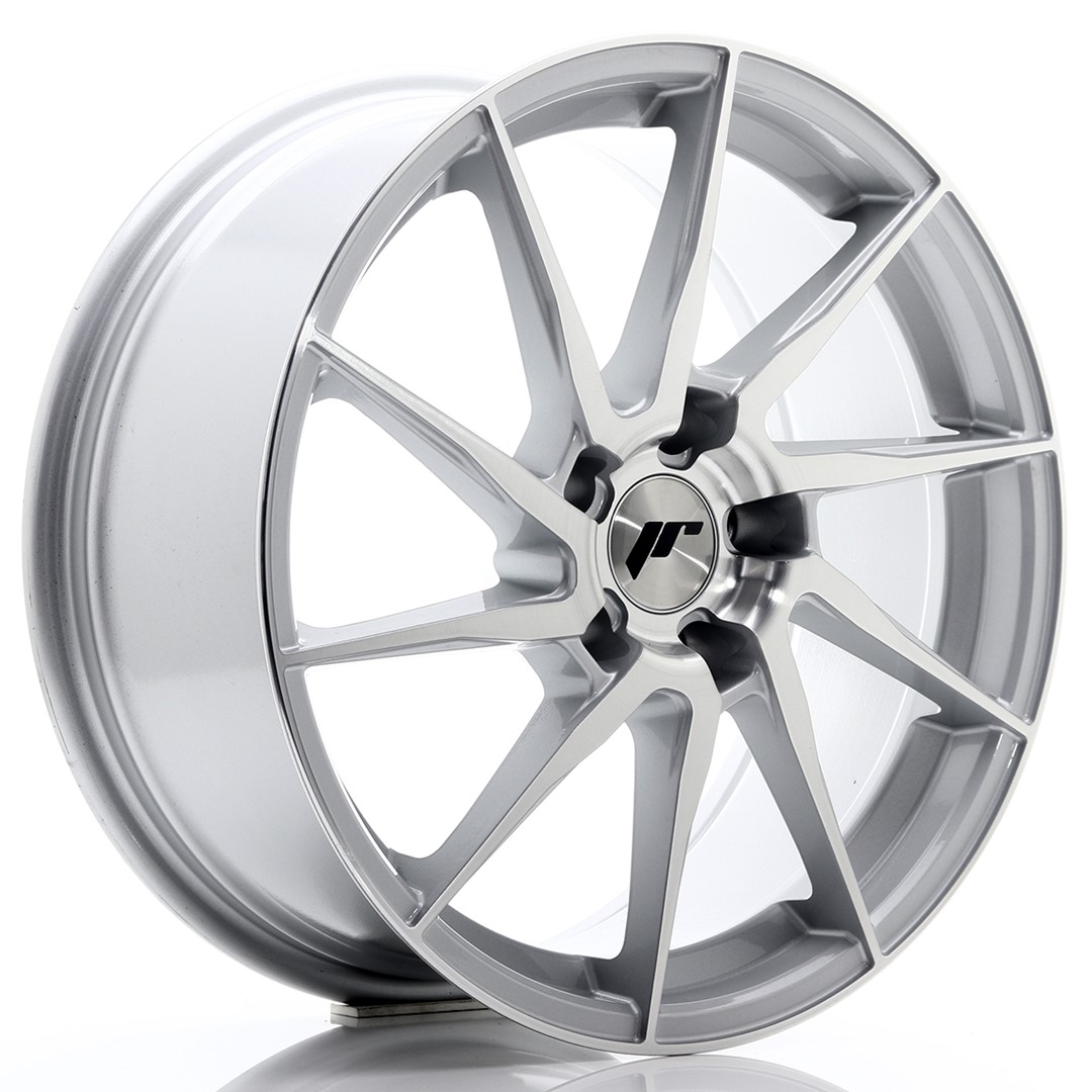 Image of JR-Wheels JR36 TWEEDE KANS Velgen 18 Inch 8J ET45 5x112 Silver Brushed
