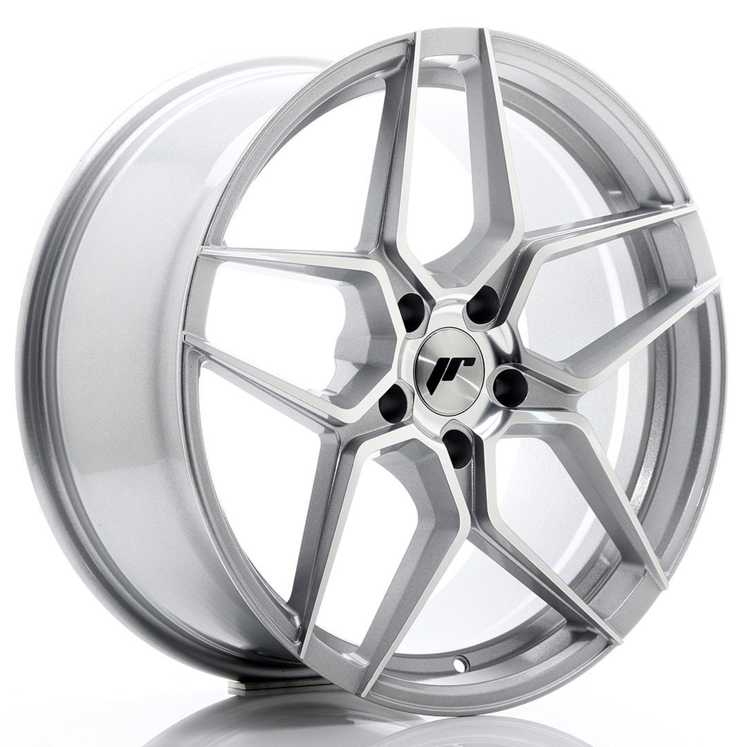 Image of JR-Wheels JR34 TWEEDE KANS Velgen 19 Inch 8.5J ET40 5x112 Silver Machined Face