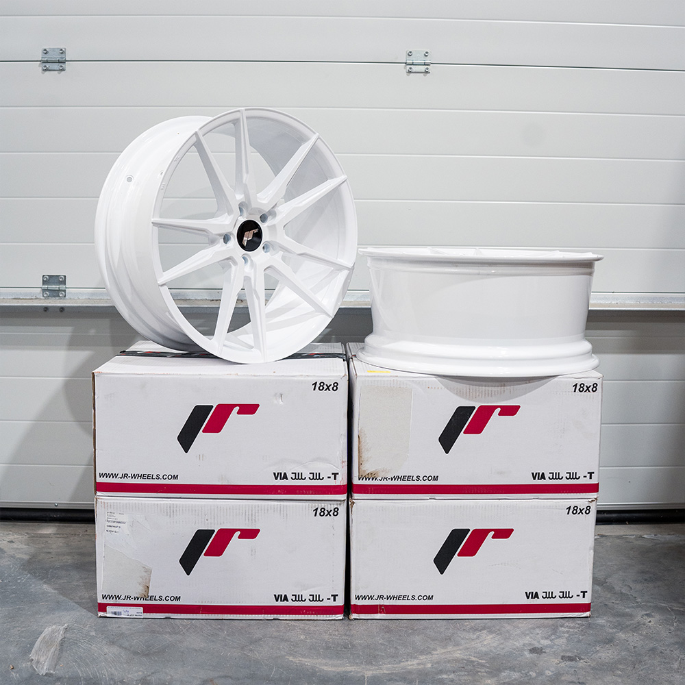 Image of JR-Wheels JR21 TWEEDE KANS Velgen 20 Inch 8.5J ET38 5x114.3 Gloss White
