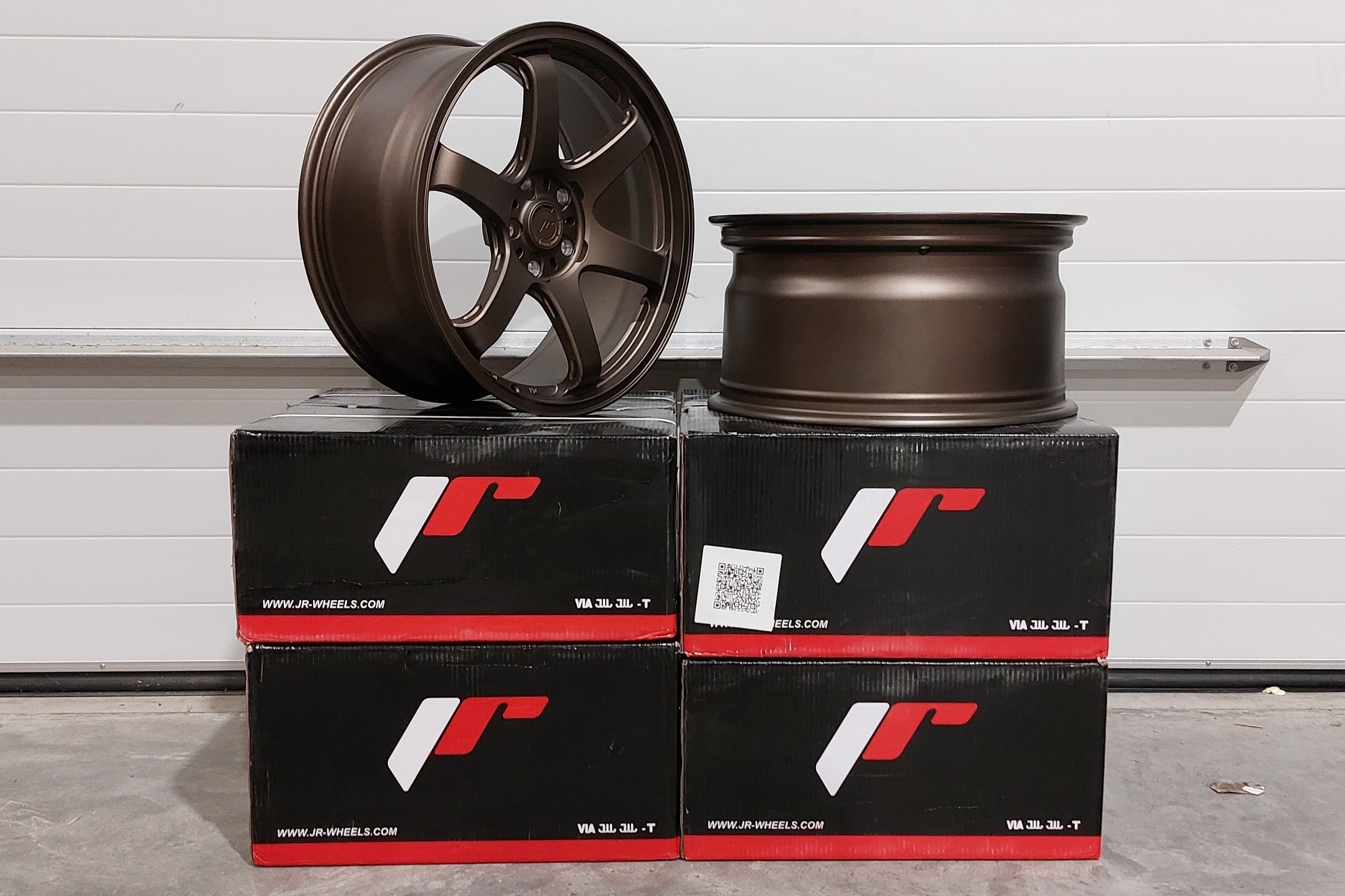 Image of JR-Wheels SL03 TWEEDE KANS Velgen 19 Inch 8.5J ET30 5x120 Flow Form Flat Bronze