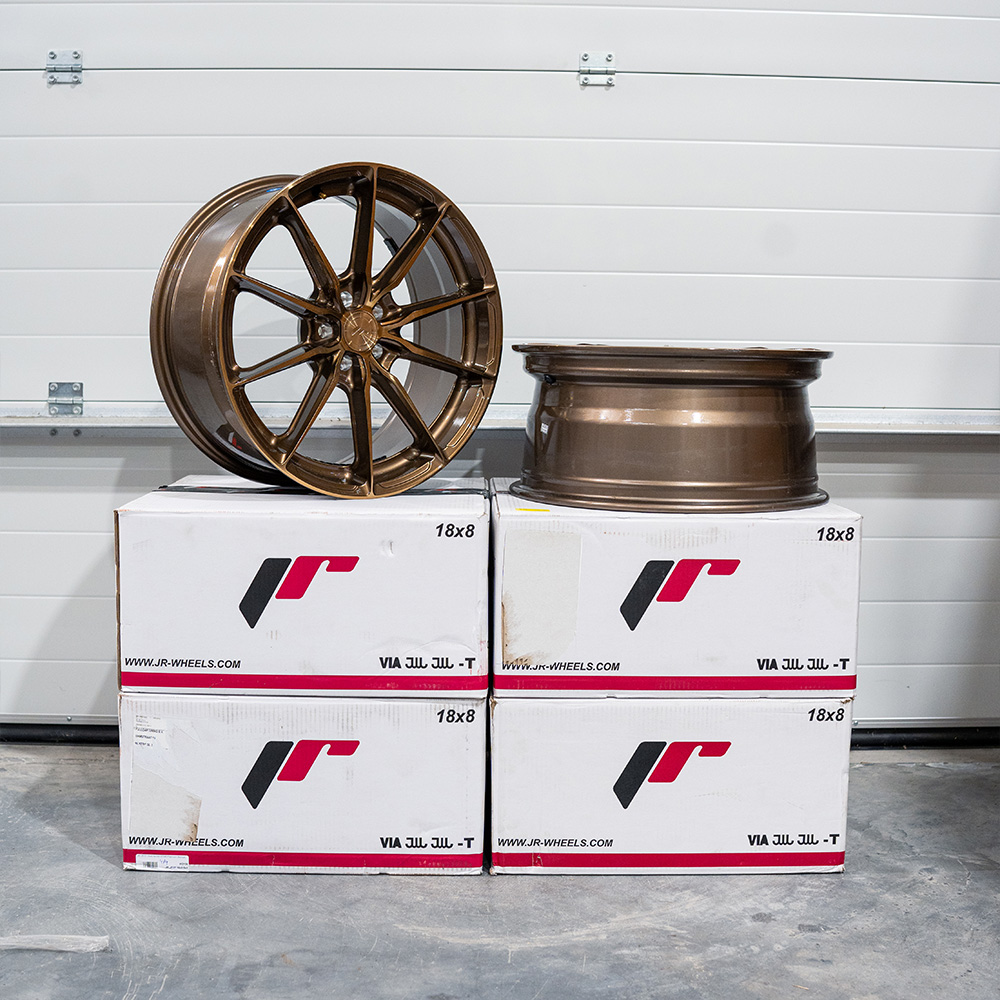 Image of JR-Wheels JR37 TWEEDE KANS Velgen 18 Inch 8J ET40 5x100 Platinum Bronze