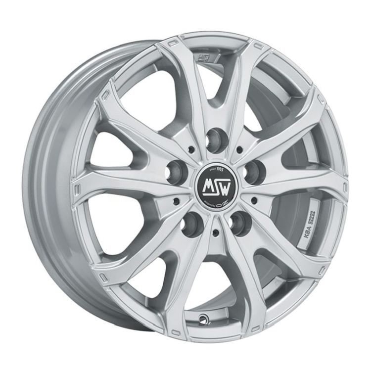 Image of MSW MSW 48 Van Velgen 18 Inch 7.5J ET53 5x118 Full Silver